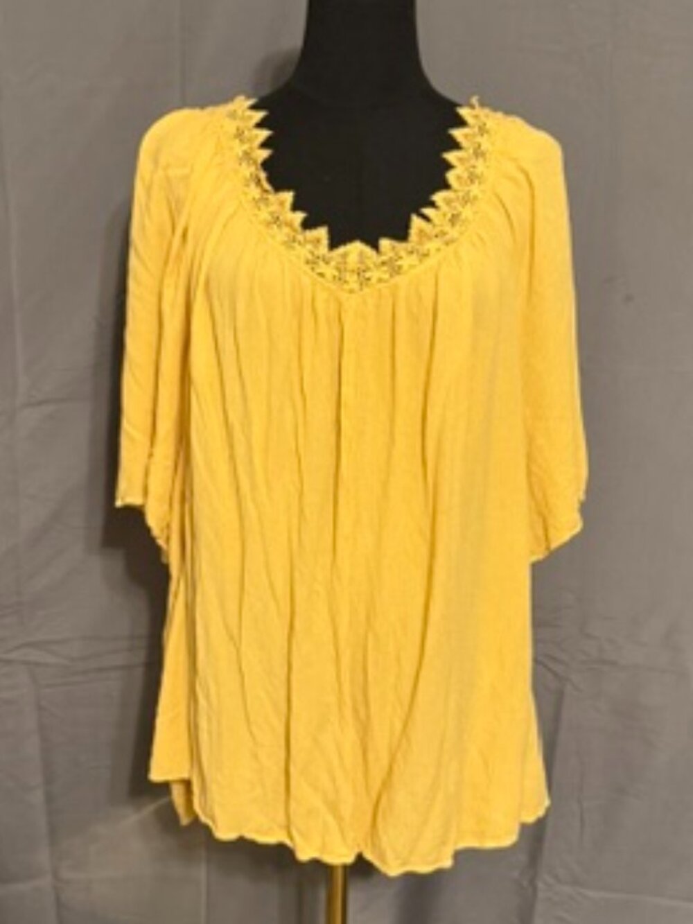 A.N.A Peasant Blouse Size 2X